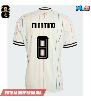 Lacne Muži Futbalové dres Japonsko Takumi Minamino #8 MS 2026 Krátky Rukáv - Preč